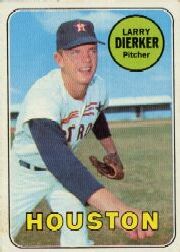 1969 Topps Baseball Cards      411     Larry Dierker